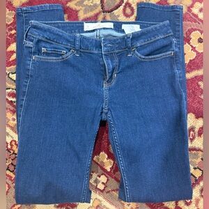 Hollister Women's Dark Blue Skinny Jeans